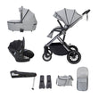 Babymore Chia 3-in-1 Travel System - Pecan Car Seat + ISOFIX Base
