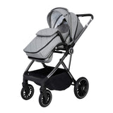 Babymore Chia 3-in-1 Travel System - Pecan Car Seat + ISOFIX Base