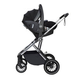 Babymore Chia 3-in-1 Travel System - Pecan Car Seat + ISOFIX Base