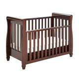 Babymore 2-in-1 Eva Sleigh Drop Side Cot Bed With Drawer Storage (0-4yrs)