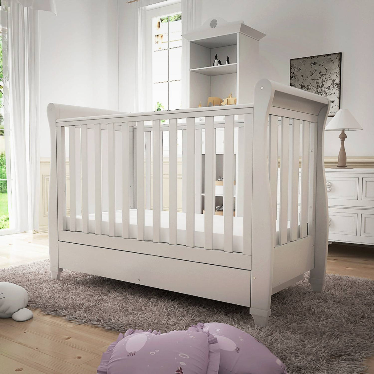 Stylish Sleigh Cot Bed