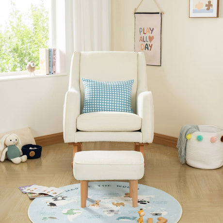 Babymore Ida Nursing Chair with Footstool