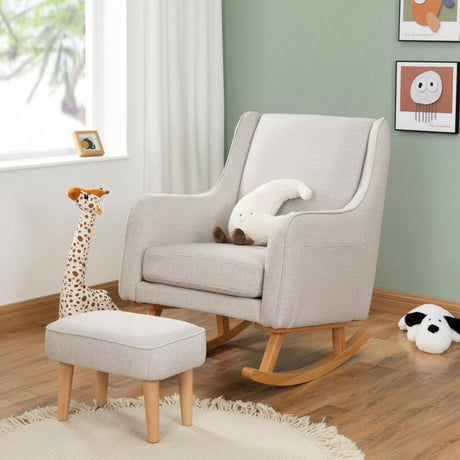 Babymore Ida Nursing Chair with Footstool