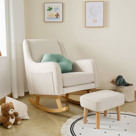Babymore Ida Nursing Chair with Footstool