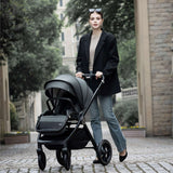 Babymore Kai 3-in-1 Travel System - Pecan Car Seat + ISOFIX Base