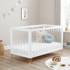 Babymore Kimi XL Acrylic Cot Bed (0-5yrs)