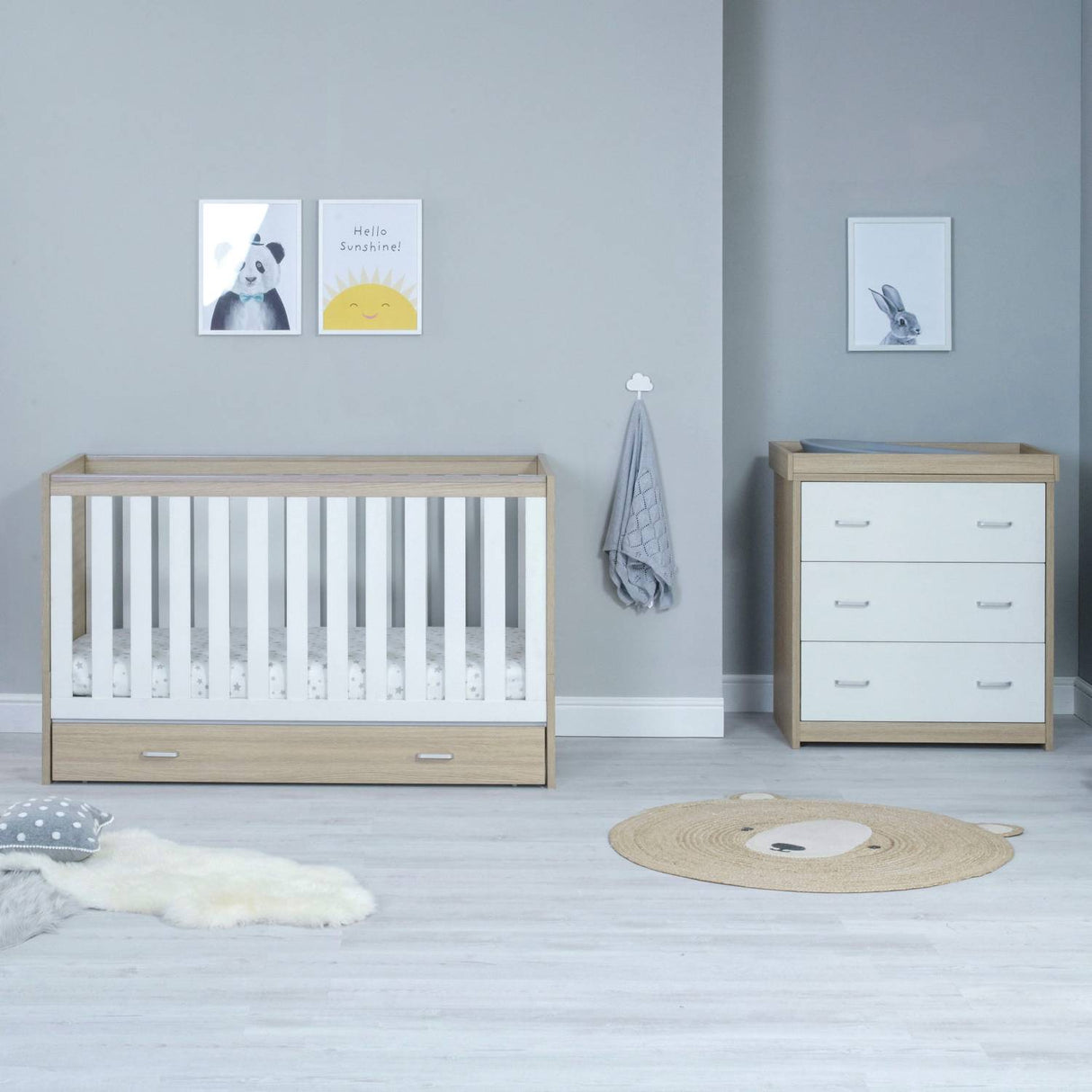Babymore Veni 2-Piece Nursery Room Set