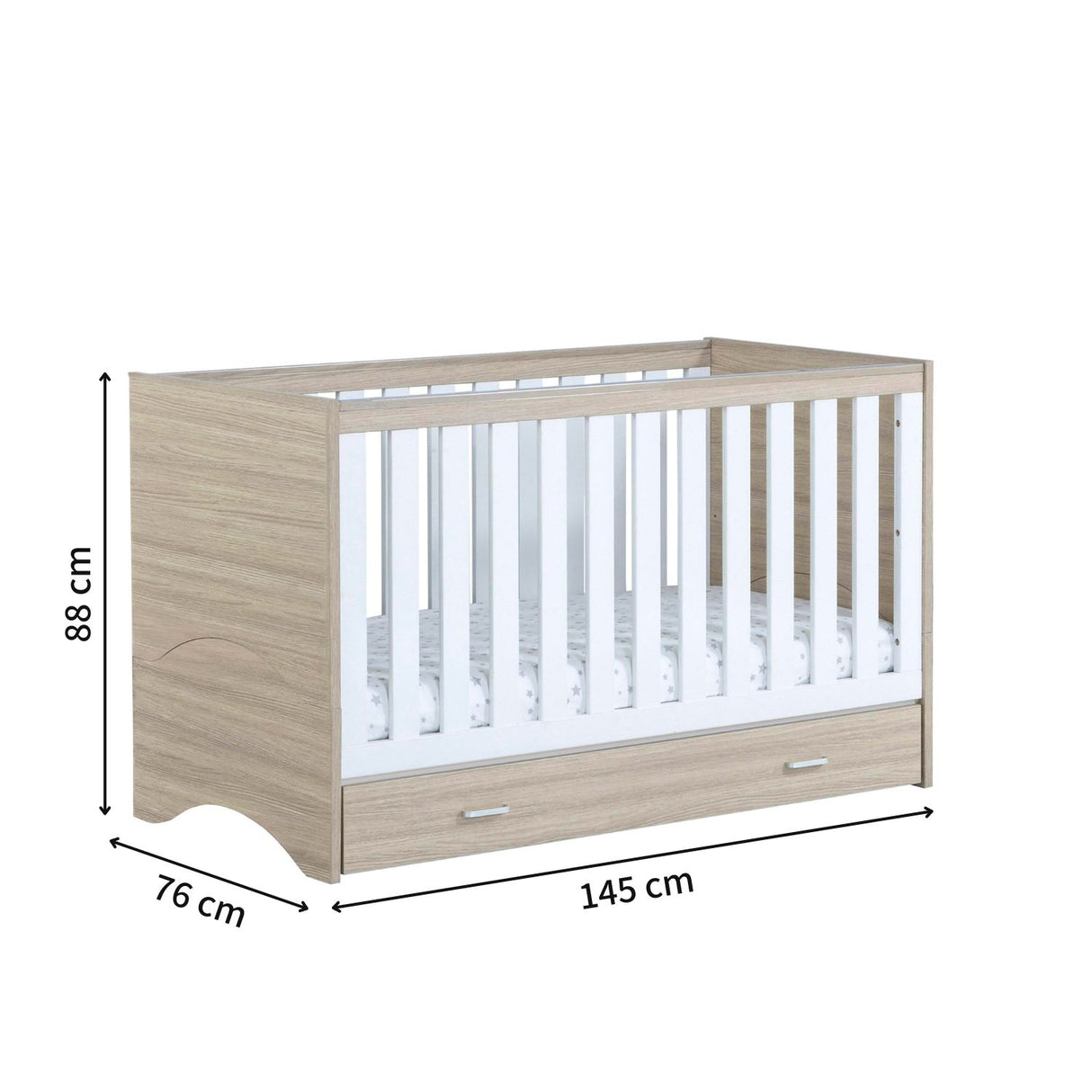 Babymore Veni 3-Piece Nursery Room Set