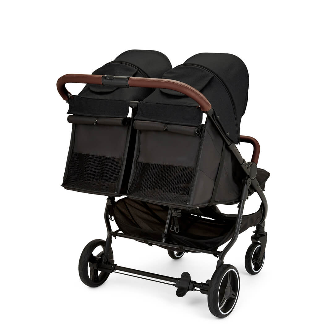 Ickle Bubba Venus PRIME Double (Twin & Sibling) Stroller in Black