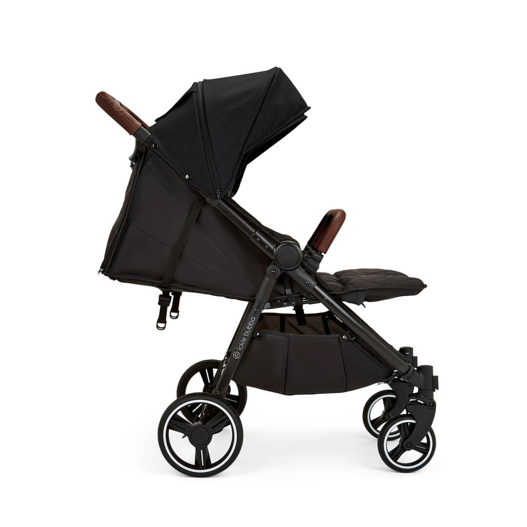 Ickle Bubba Venus PRIME Double (Twin & Sibling) Stroller in Black