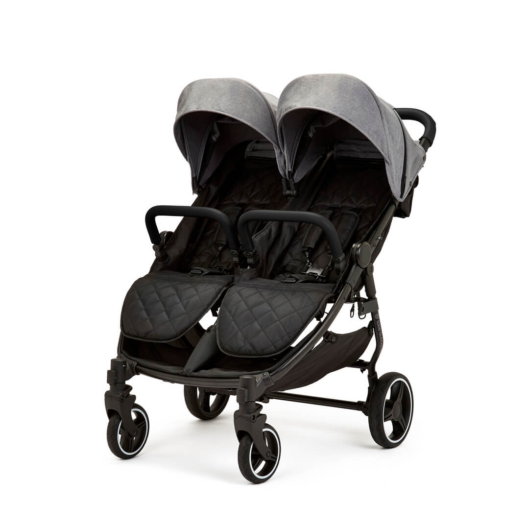 Ickle Bubba Venus PRIME Double (Twin & Sibling) Stroller in Grey