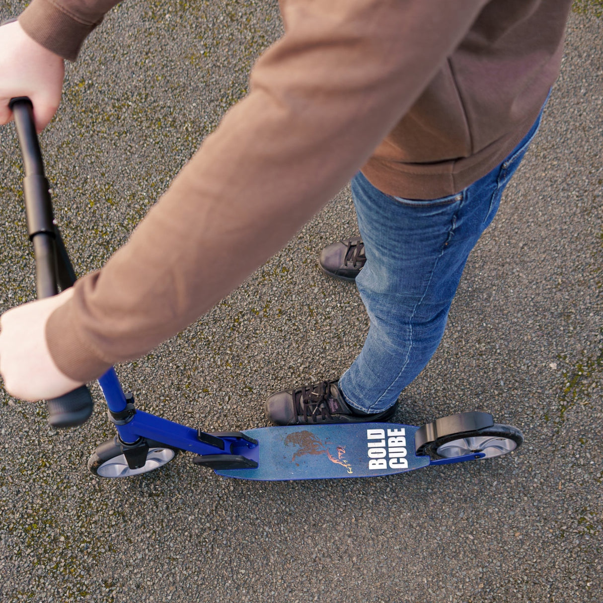 Big 2 Wheel Scooter - Navy