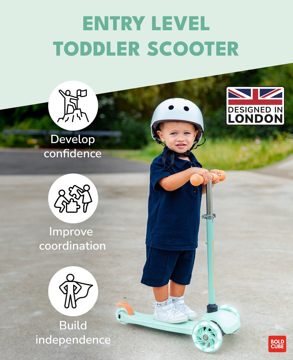 Teeny 3 Wheel Scooter - Mint