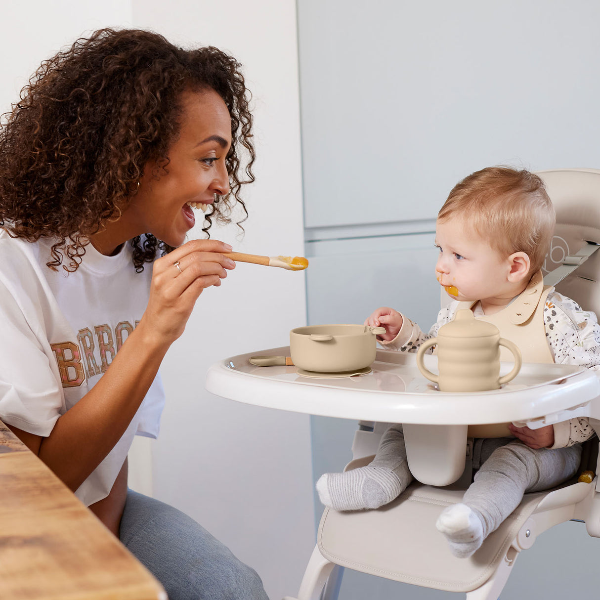 Ickle Bubba 6-Piece Silicone Baby Feeding Set