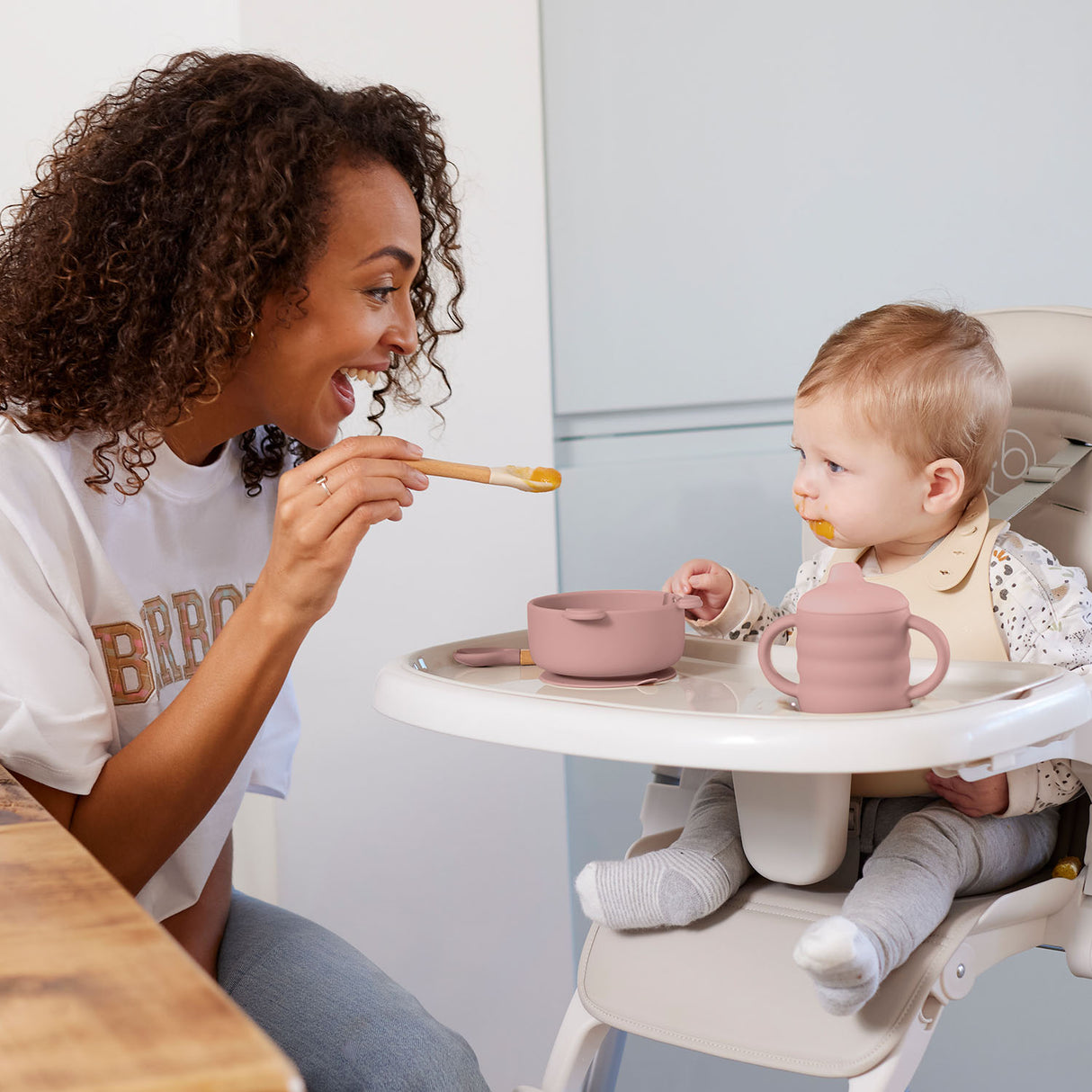Ickle Bubba 6-Piece Silicone Baby Feeding Set