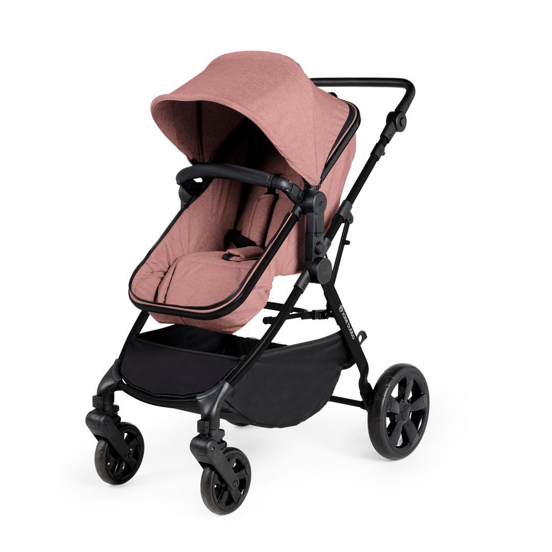 Ickle Bubba Comet 3-in-1 Travel System with Astral Car Seat in Dusky Pink color