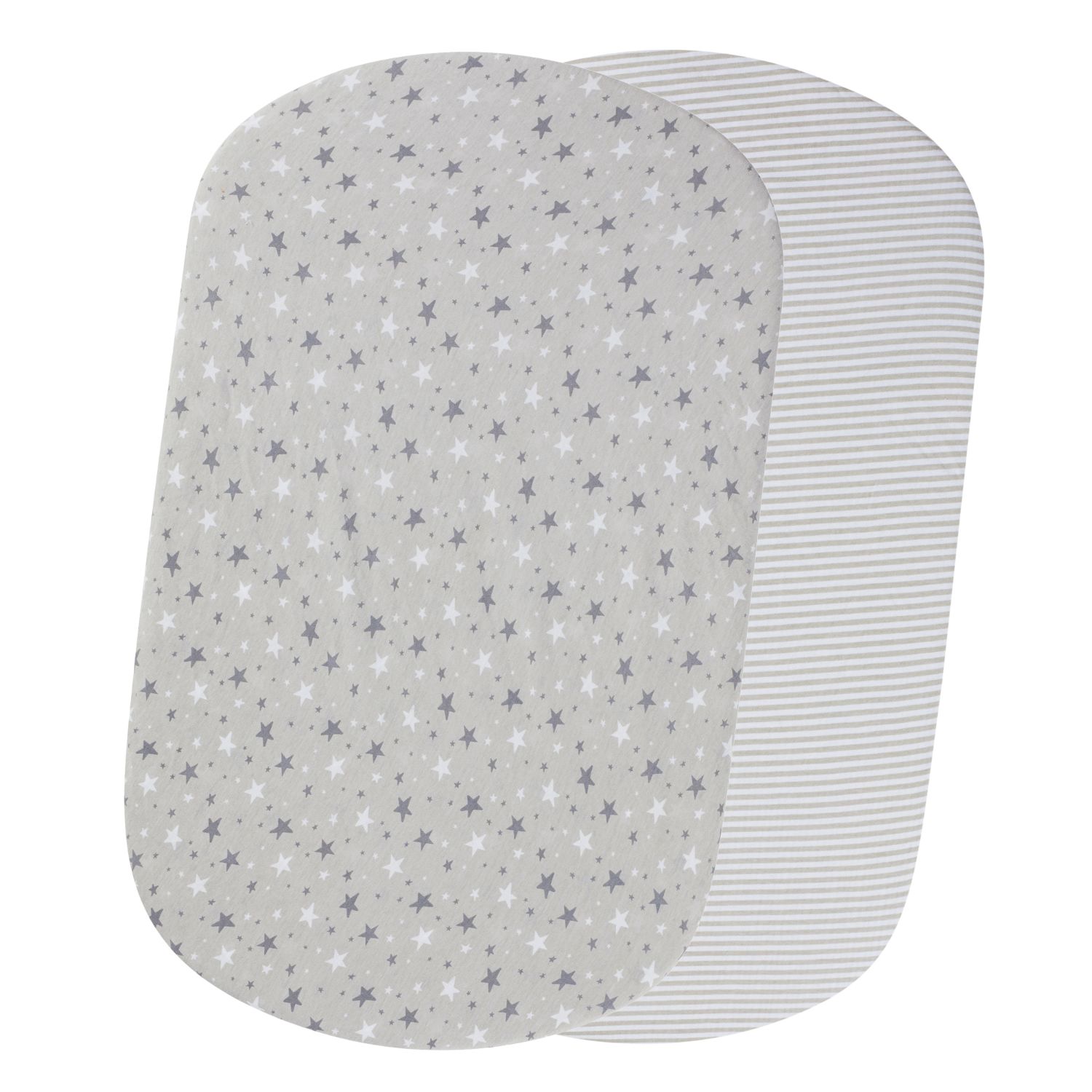 Ickle Bubba Crib Fitted Sheets (2 Pack) in Cosmic Aura design