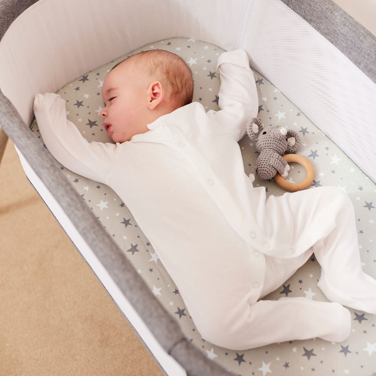 Ickle Bubba 2-in-1 Drift Gliding Crib (0-9kg)