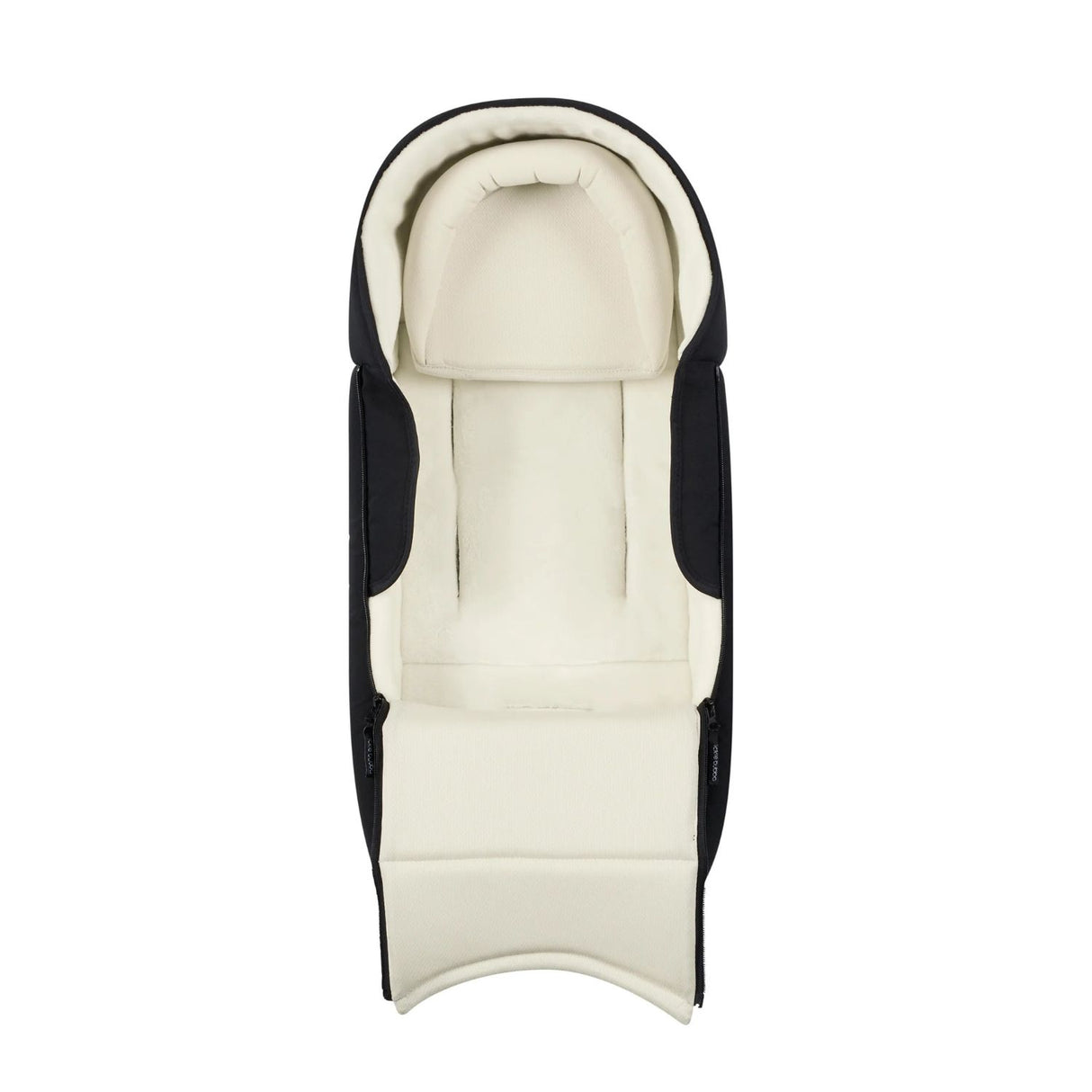 Interior of Ickle Bubba Newborn Cocoon Stroller Accessory in Black colour