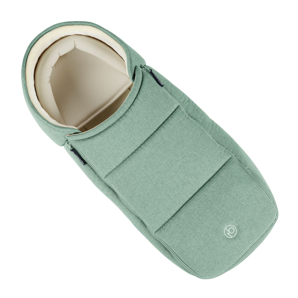 Ickle Bubba Newborn Cocoon in Sage Green colour