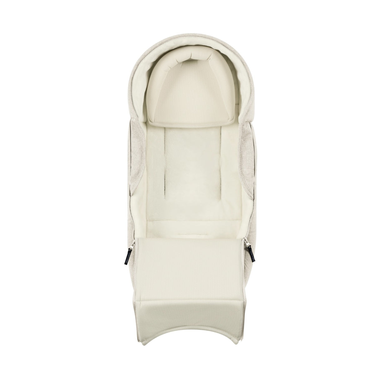 Interior of Ickle Bubba Newborn Cocoon Stroller Accessory in Stone colour