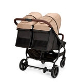 Ickle Bubba Venus PRIME Double (Twin & Sibling) Stroller in Biscuit