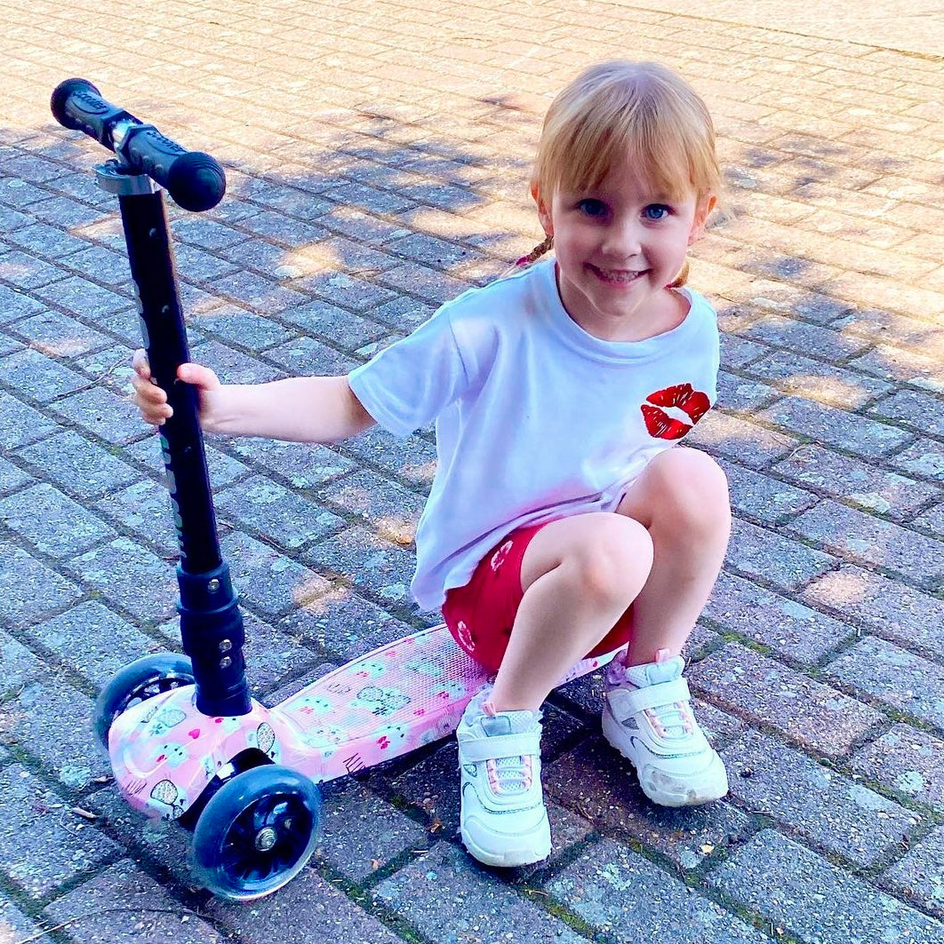 Big 3 Wheel Scooter - Kitty Love