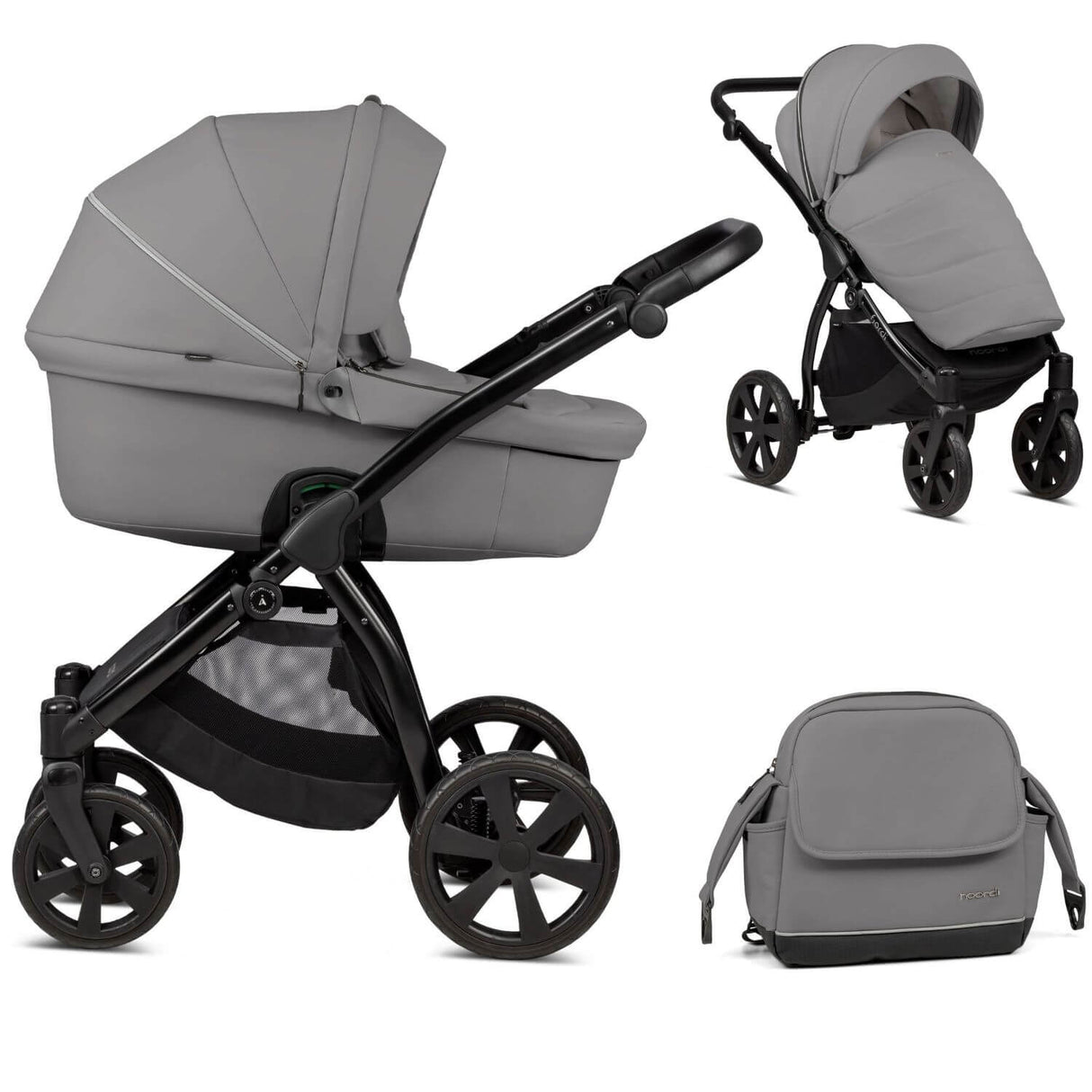 Noordi Fjordi eco-Leather 2-in-1 Pram & Pushchair