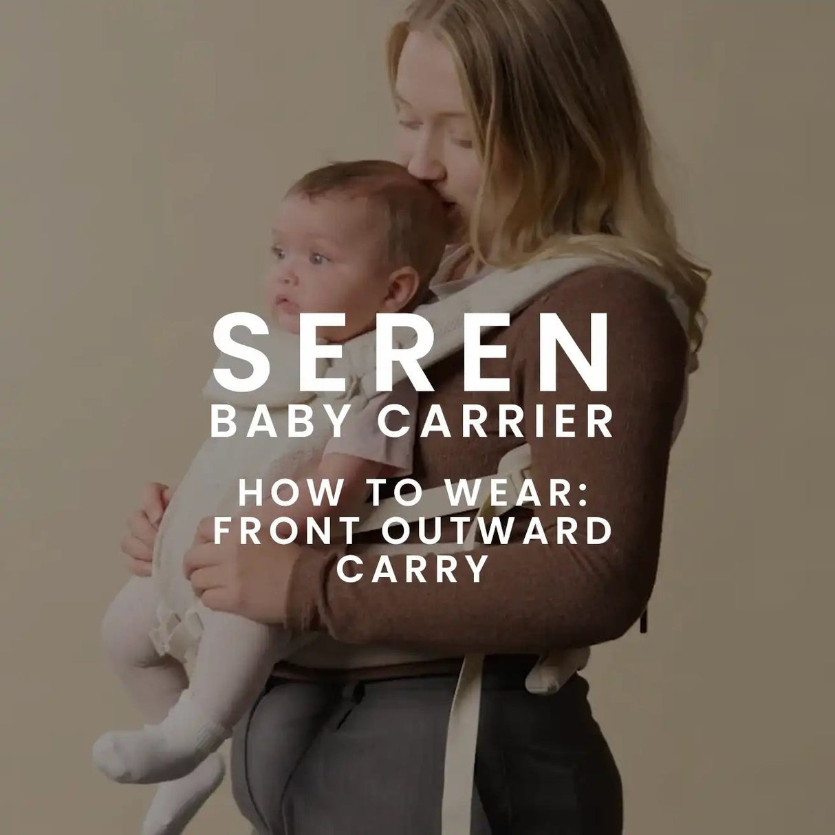 Ickle Bubba Seren Baby 3-in-1 Carrier - How to Wear: Front Outward Carry