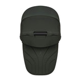 Top view of Venicci Claro's carrycot in Forest green colour