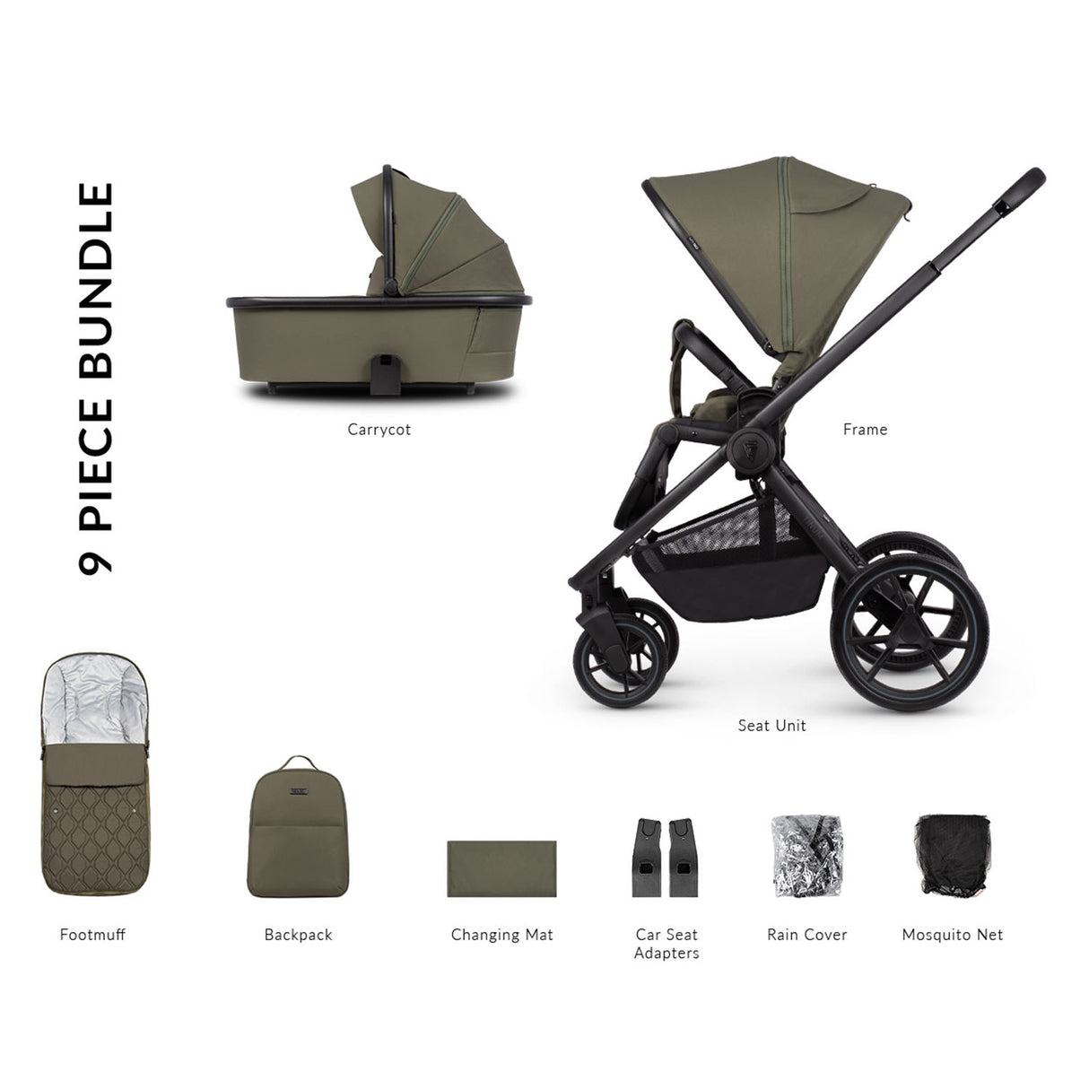 Venicci Tinum Edge 2-in-1 (Pushchair & Carrycot)