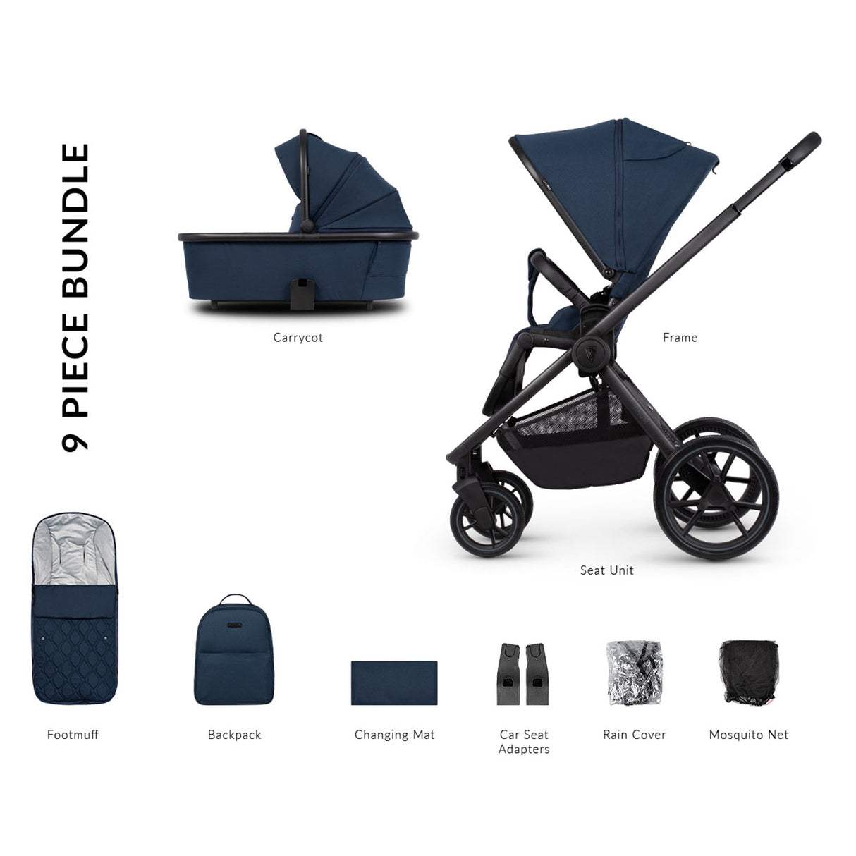 Venicci Tinum Edge 2-in-1 (Pushchair & Carrycot)