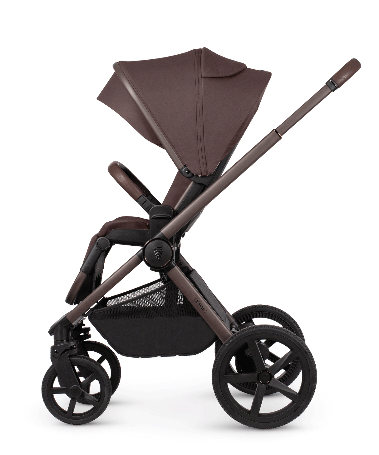 Venicci Upline 2 Special Edition (SE) 2-in-1 Pushchair in Burgundy colour with seat unit
