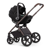 Venicci Upline 2 Special Edition (SE) Burgundy frame with Tiago Car Seat in Black colour